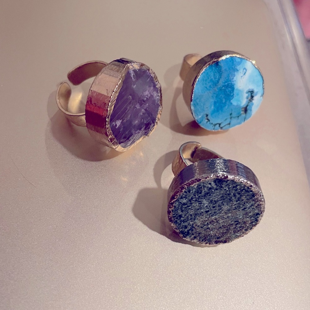 3 piece ring set✨